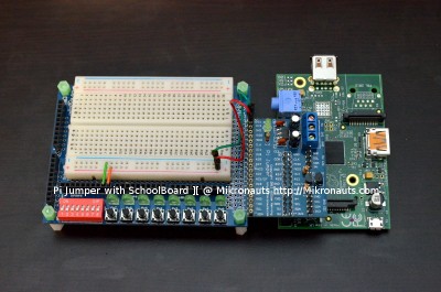 Pi Jumper with SchoolBoard ][