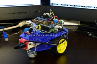 Elf RoboPi + Raspberry Pi Robot @Mikronauts https://Mikronauts.com/