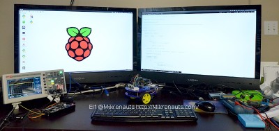 Elf RoboPi + Raspberry Pi Robot @Mikronauts https://Mikronauts.com/