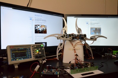 HexPi Calisthenics - RoboPi and Raspberry Pi based robot stretches his legs
