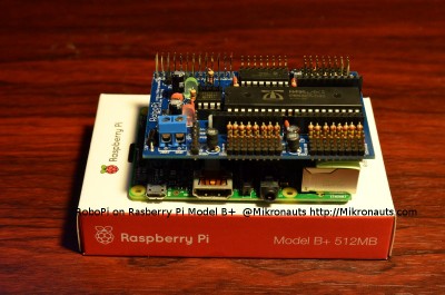 RoboPi on Raspberry Pi Model B +