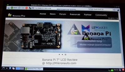 Banana Pi 7" LCD Review