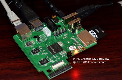 MIPS Creator CI20 Review @ https://Mikronauts.com