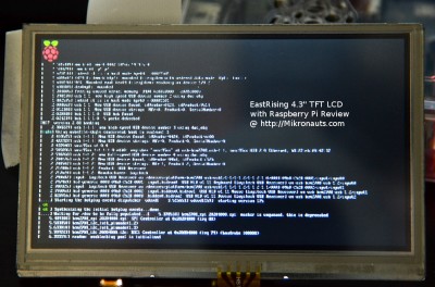 EastRising 4.3" TFT LCD  with Raspberry Pi Review @ https://Mikronauts.com