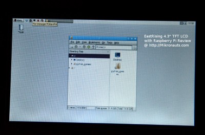 EastRising 4.3" TFT LCD  with Raspberry Pi Review @ https://Mikronauts.com