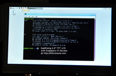 EastRising 4.3" TFT LCD  with Raspberry Pi Review @ https://Mikronauts.com