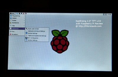 EastRising 4.3" TFT LCD  with Raspberry Pi Review @ https://Mikronauts.com