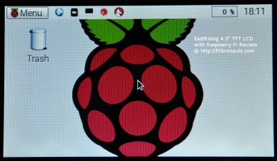 EastRising 4.3" TFT LCD  with Raspberry Pi Review @ https://Mikronauts.com