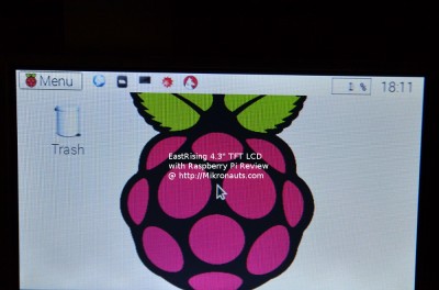 EastRising 4.3" TFT LCD  with Raspberry Pi Review @ https://Mikronauts.com