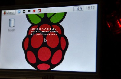 EastRising 4.3" TFT LCD  with Raspberry Pi Review @ https://Mikronauts.com