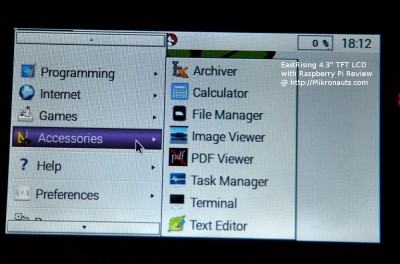 EastRising 4.3" TFT LCD  with Raspberry Pi Review @ https://Mikronauts.com