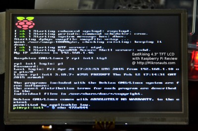 EastRising 4.3" TFT LCD  with Raspberry Pi Review @ https://Mikronauts.com