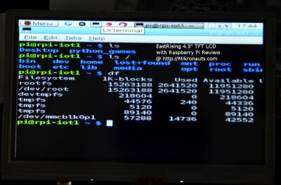EastRising 4.3" TFT LCD  with Raspberry Pi Review @ https://Mikronauts.com