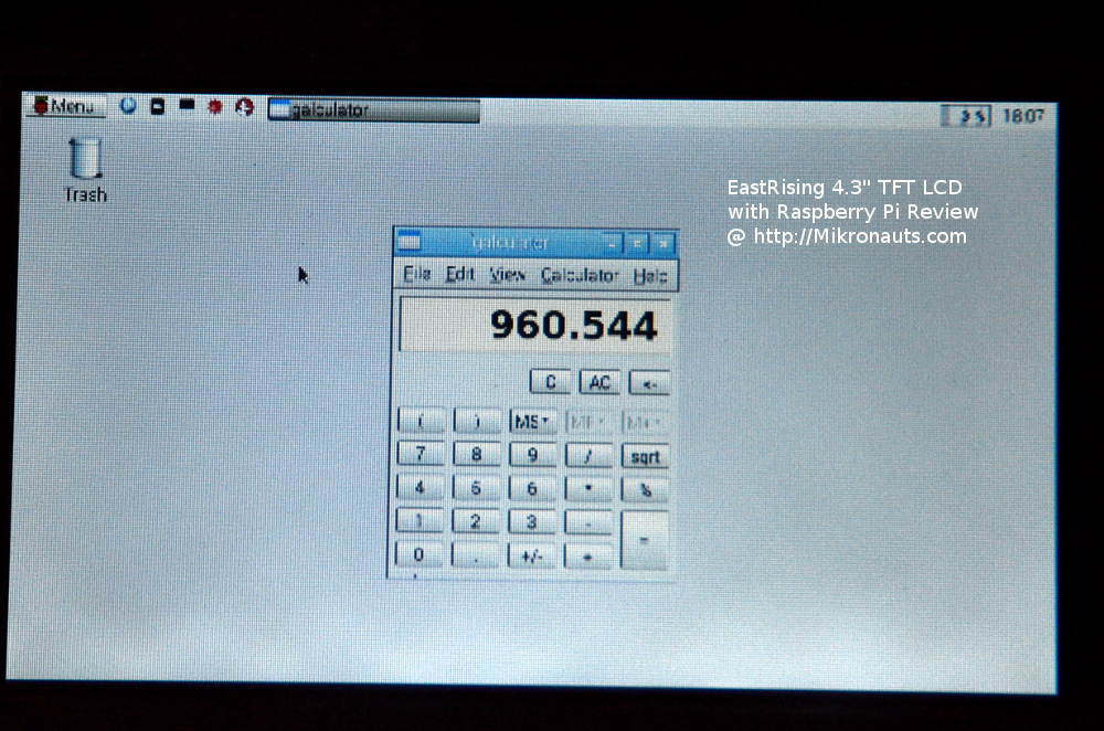 Raspberry Pi 4 3 Eastrising Hdmi Tft Lcd Review And Experiments Mikronauts Com