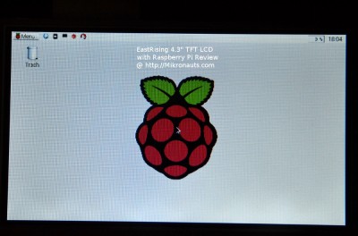EastRising 4.3" TFT LCD  with Raspberry Pi Review @ https://Mikronauts.com