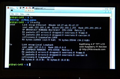 EastRising 4.3" TFT LCD  with Raspberry Pi Review @ https://Mikronauts.com