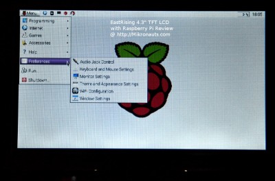 EastRising 4.3" TFT LCD  with Raspberry Pi Review @ https://Mikronauts.com