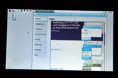 EastRising 4.3" TFT LCD  with Raspberry Pi Review @ https://Mikronauts.com