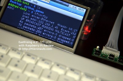 EastRising 4.3" TFT LCD with Raspberry Pi Review @ https://Mikronauts.com