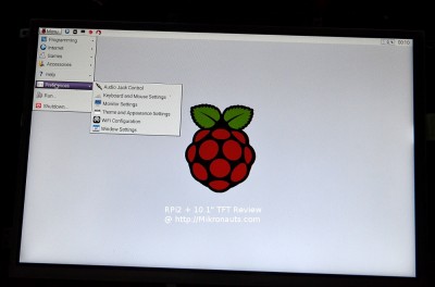 RPi2 + 10.1" TFT Review @ https://Mikronauts.com