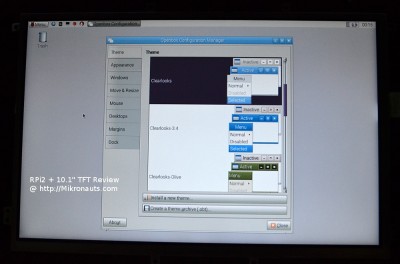 RPi2 + 10.1" TFT Review @ https://Mikronauts.com