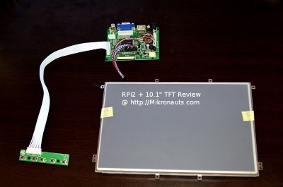 RPi2 + 10.1" TFT Review @ https://Mikronauts.com