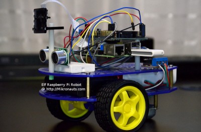 Elf Raspberry Pi Robot @ https://Mikronauts.com