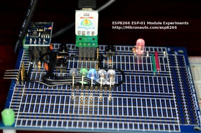 ESP8266 ESP-01 Module Experiments https://Mikronauts.com/esp8266/