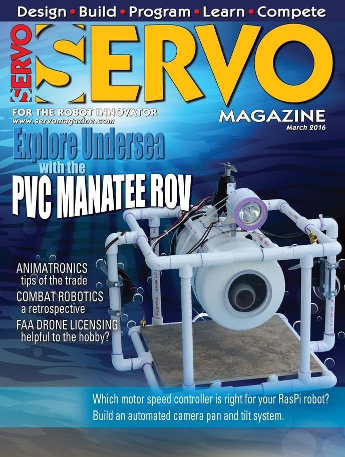 Журнал робототехника. Servo Magazine. Ежемесячный журнал про роботов.